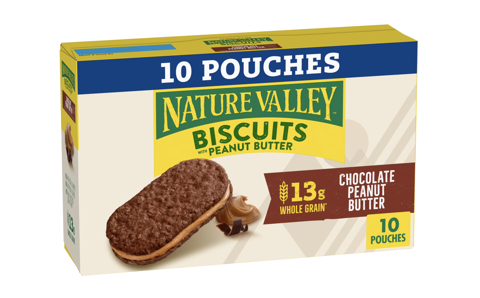 Nature Valley Biscuit Sandwiches, Chocolate Peanut Butter, Snack Bars