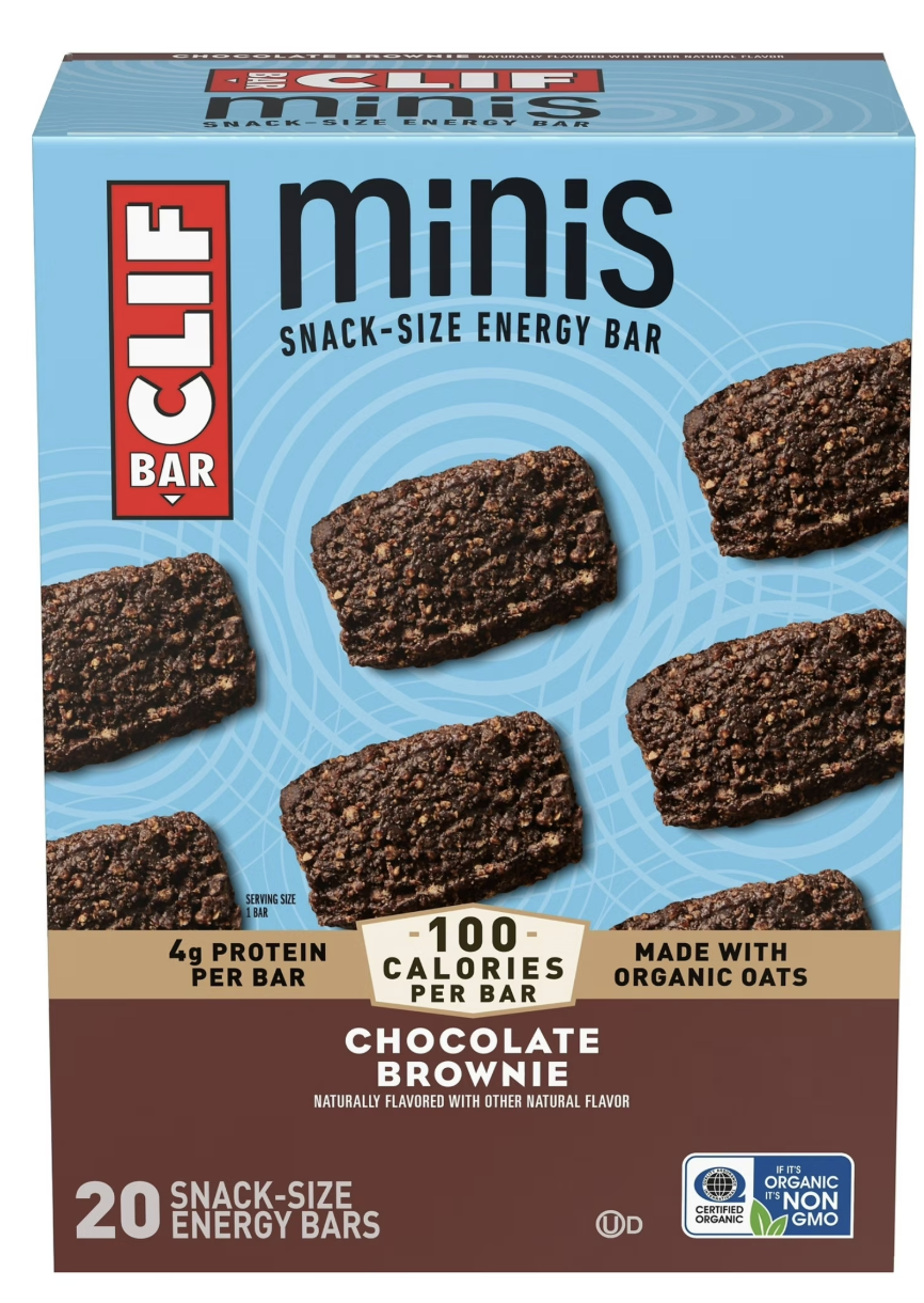 CLIF BAR Minis Chocolate Brownie Flavor Snack-Size Energy Bars