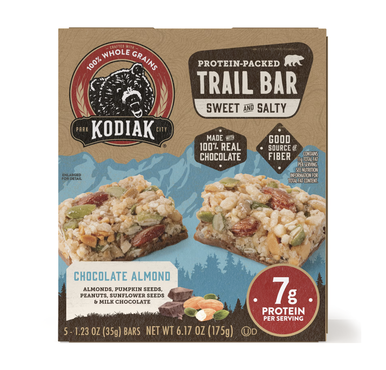 Kodiak Protein-Packed Chocolate Almond Trail Bars
