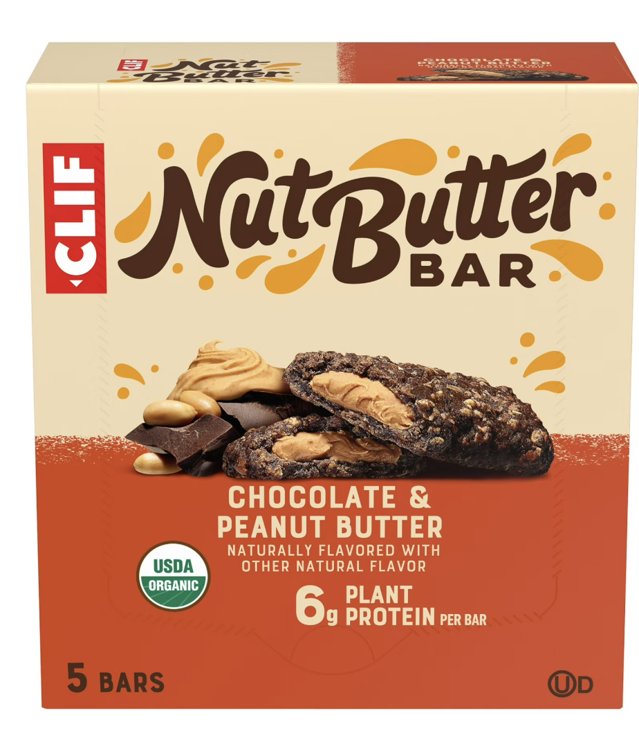 CLIF Nut Butter Bar Chocolate Peanut Butter Filled Energy Bars