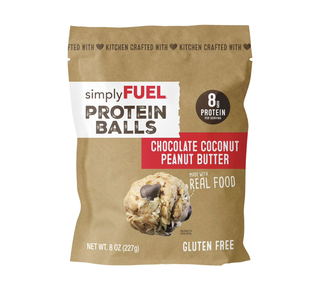 simplyFUEL Protein Balls Chocolate Coconut Peanut Butter