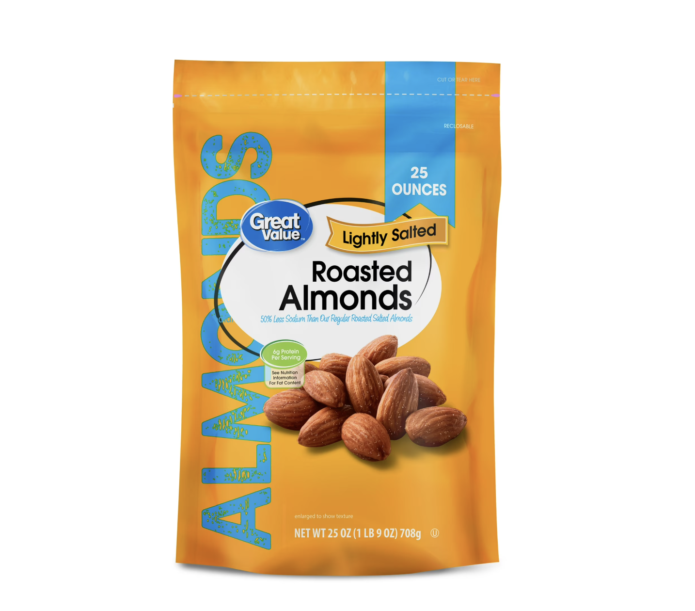 Great Value Oil Roasted Lightly Salted Almonds