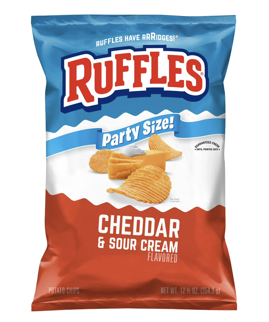 Ruffles Cheddar & Sour Cream Potato Snack Chips