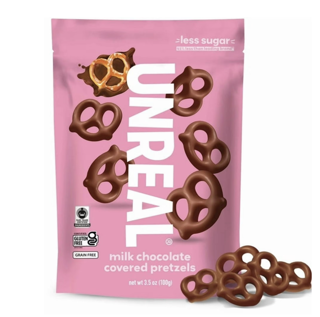 Unreal Milk Chocolate Covered Pretzels