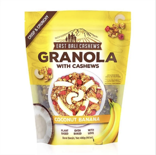Granola Coconut Banana East Bali Cashews