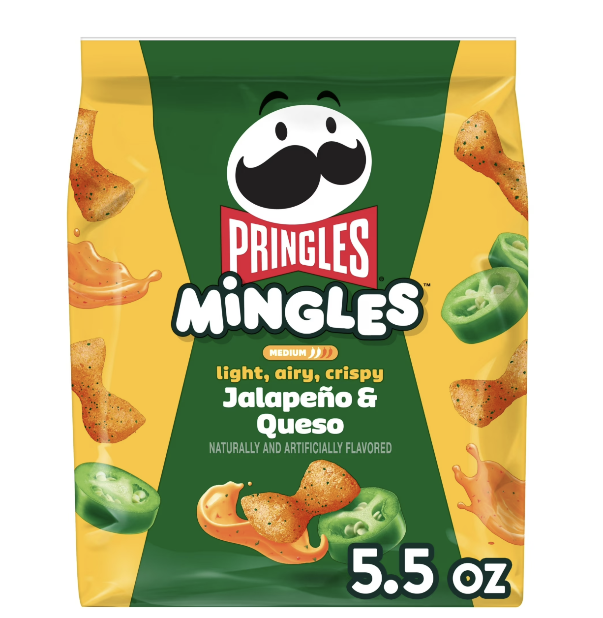 Pringles Mingles Jalapeno and Queso Puffed Snacks