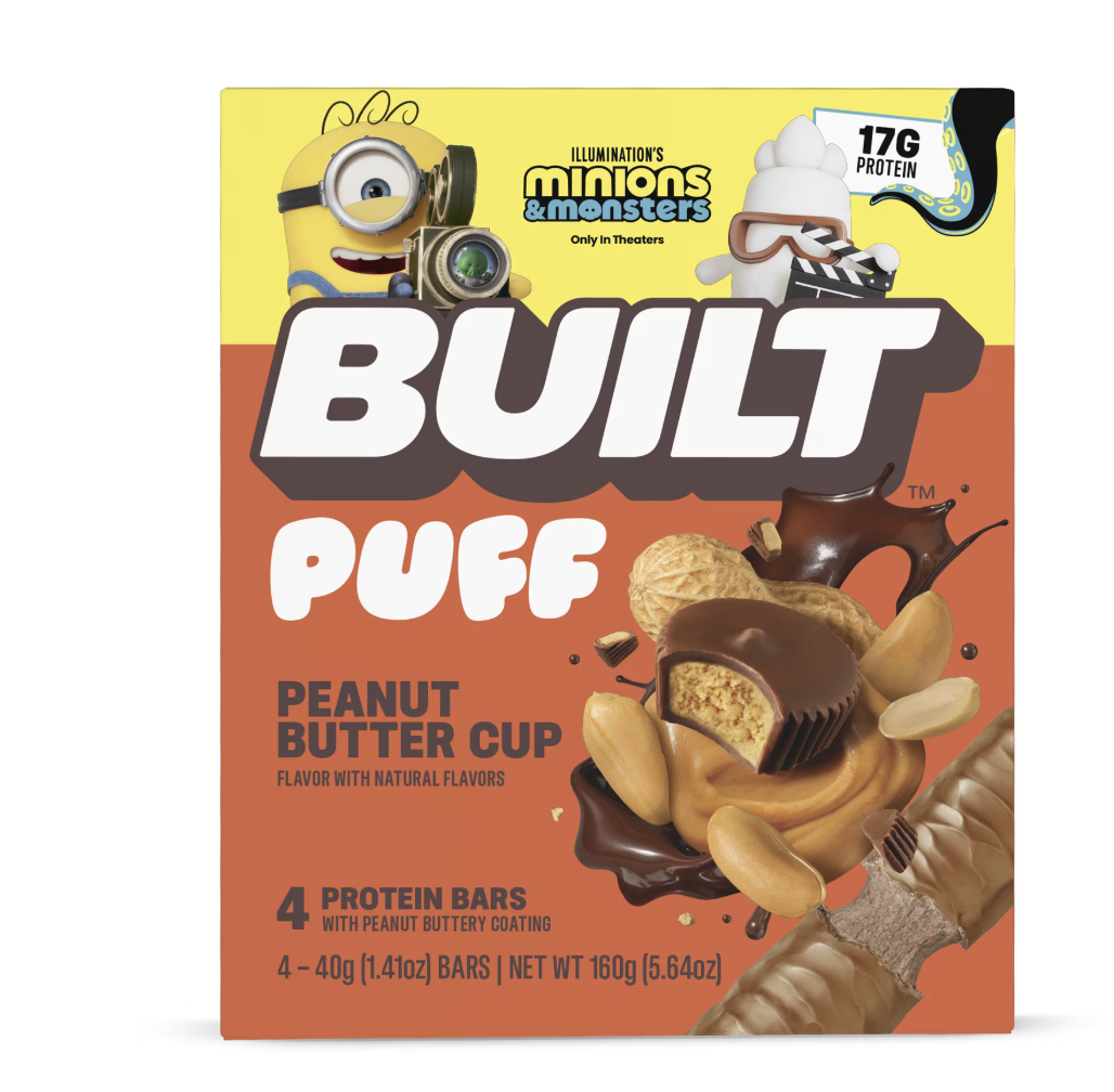 BUILT Puff Protein Bar, Peanut Butter Cup