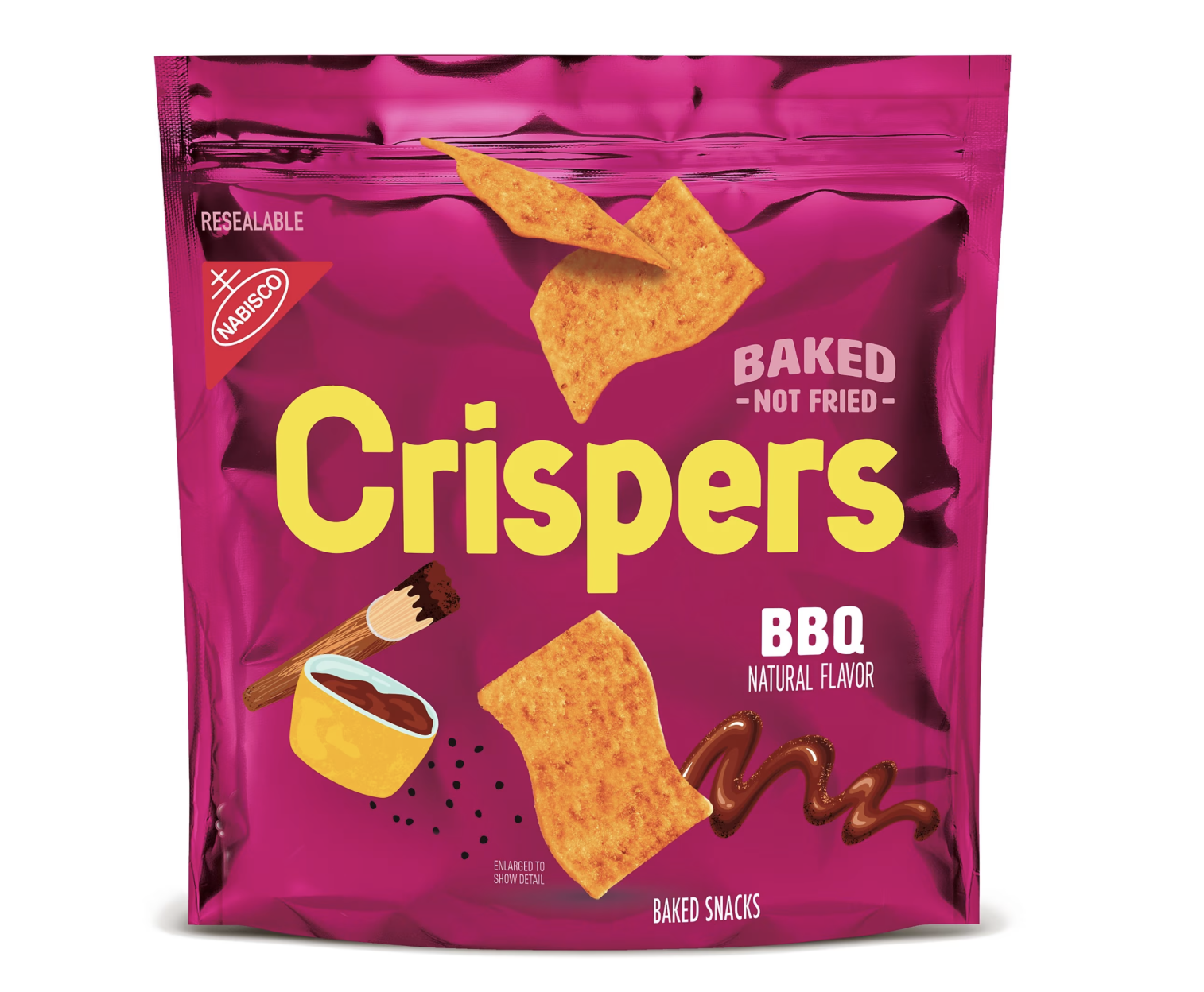 Crispers BBQ Flavor Baked Snacks