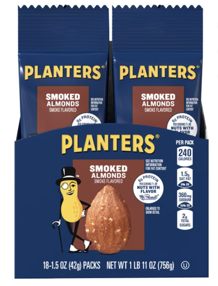 PLANTERS Smoked and Salted Almonds