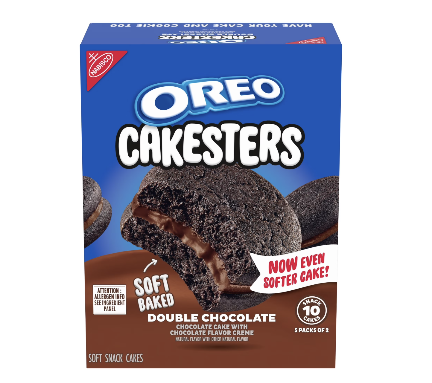 OREO Cakesters Double Chocolate Soft Snack Cakes