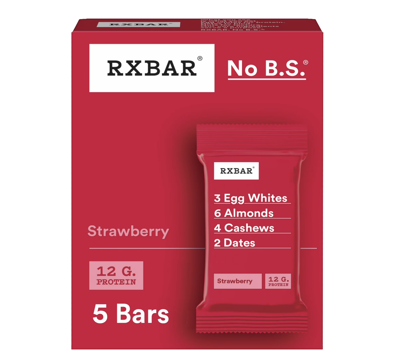 RXBAR, Strawberry Gluten-Free Protein Bars