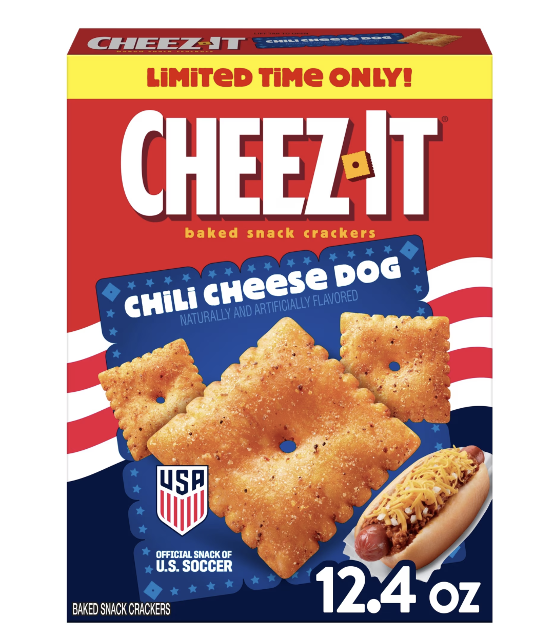Cheez-It Chili Cheese Dog Baked Snack Crackers