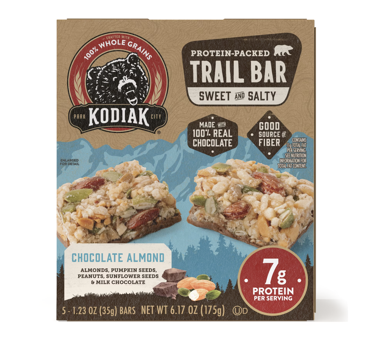 Kodiak Protein-Packed Chocolate Almond Trail Bars