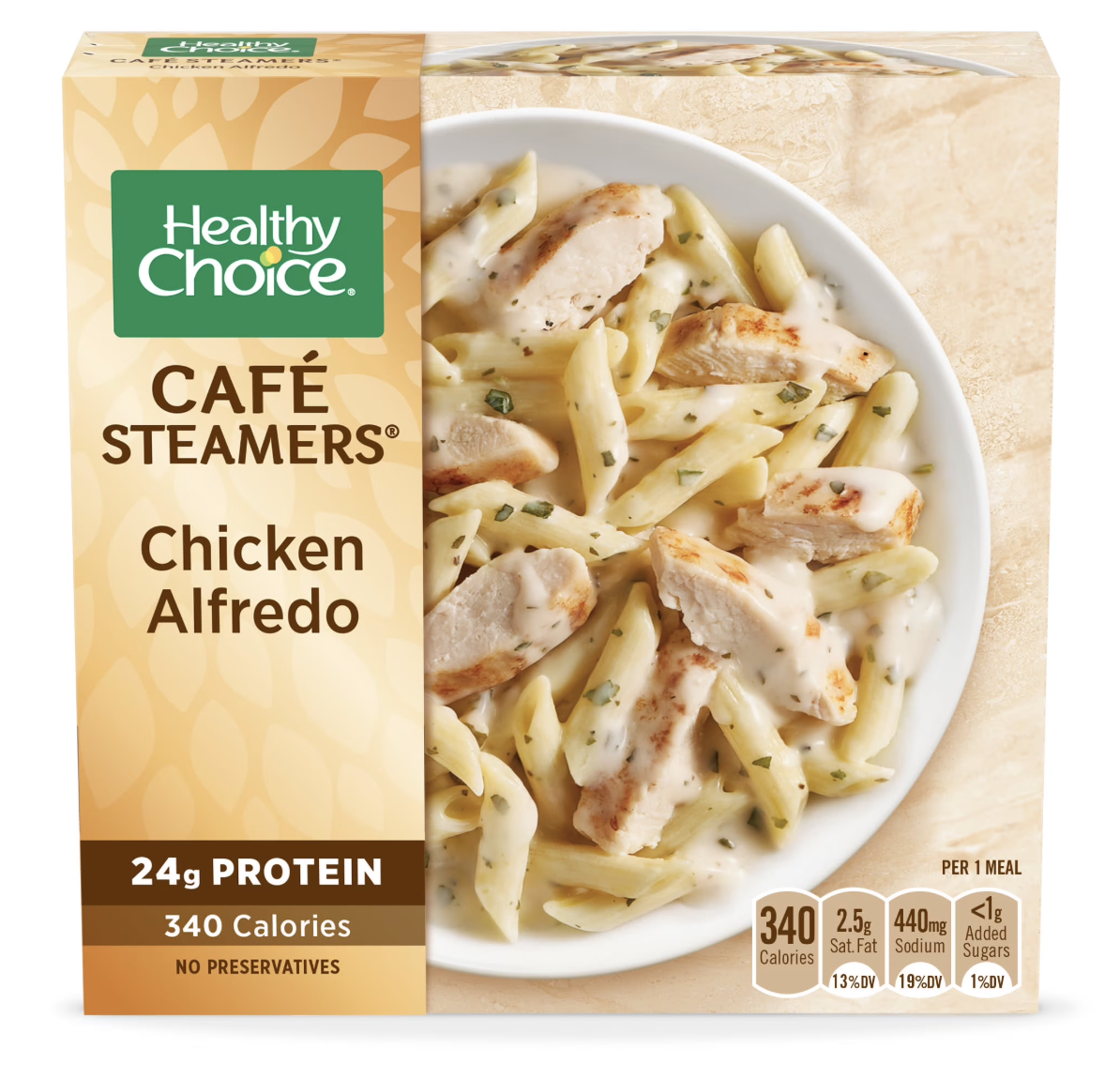 Healthy Choice Cafe Steamers Chicken Alfredo