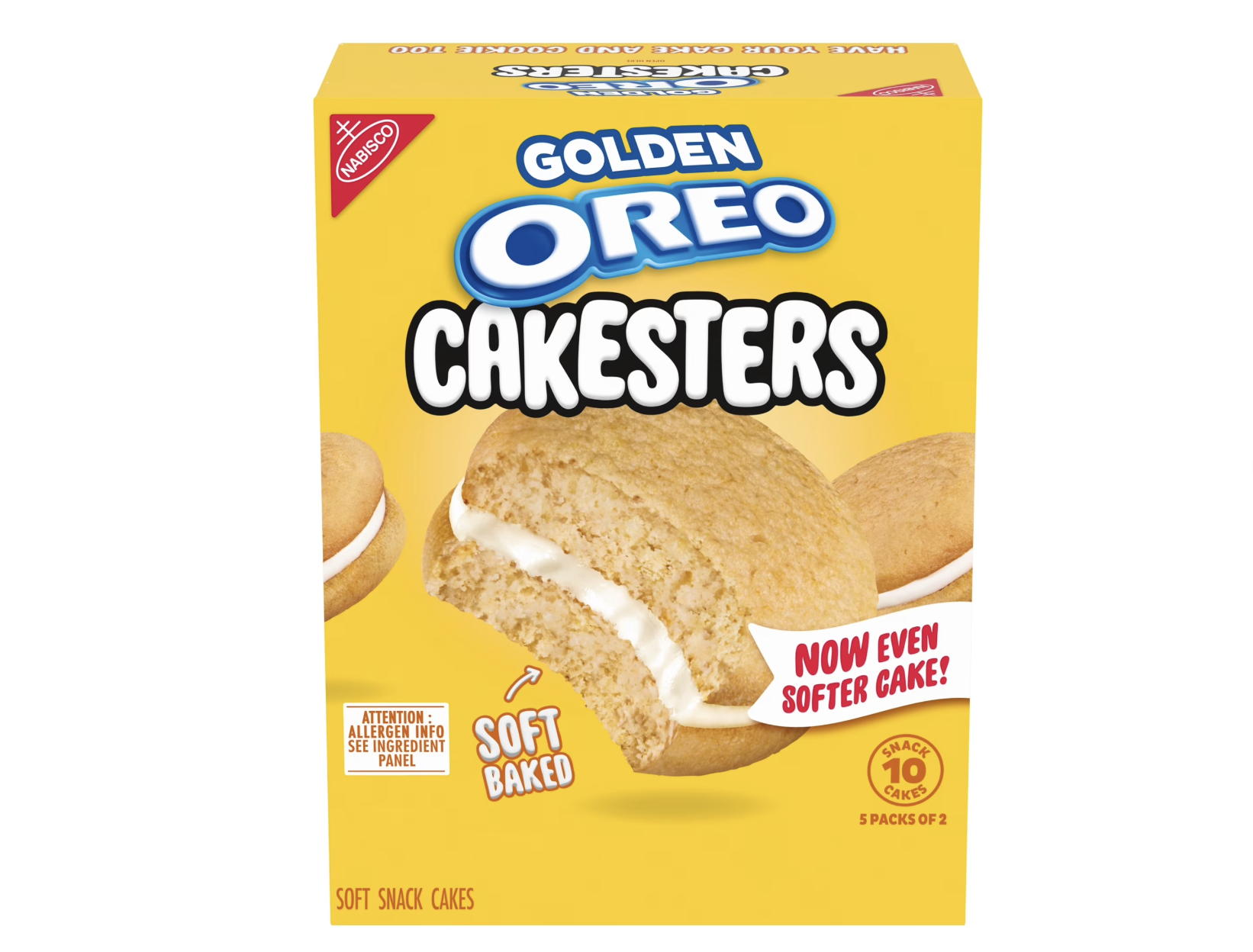 OREO Golden Cakesters Soft Snack Cakes