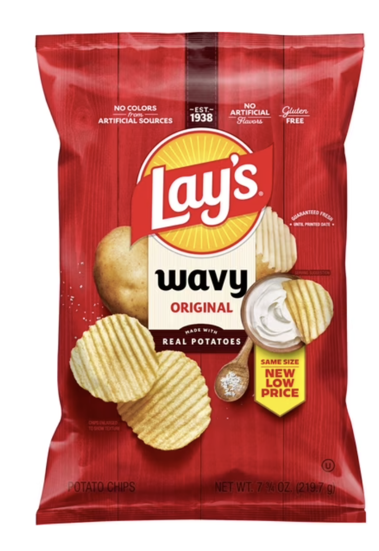 Lay's Wavy Potato Chips, Original Flavor