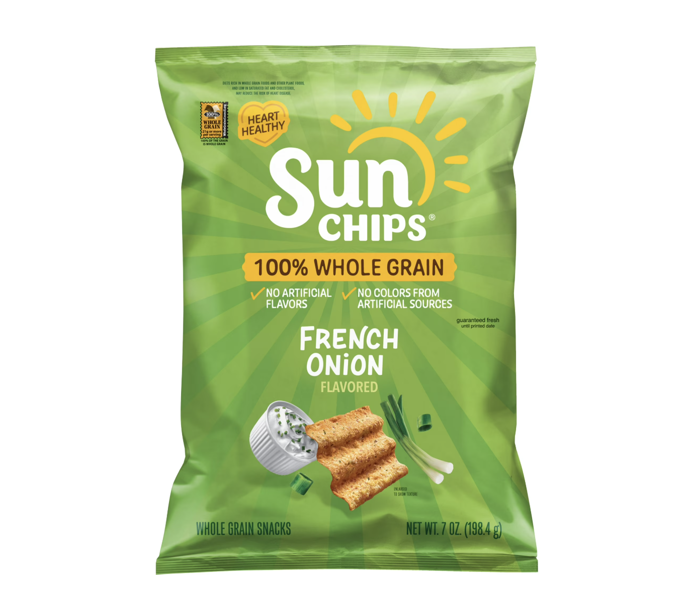 SunChips 100% Whole Grain French Onion Snack Chips