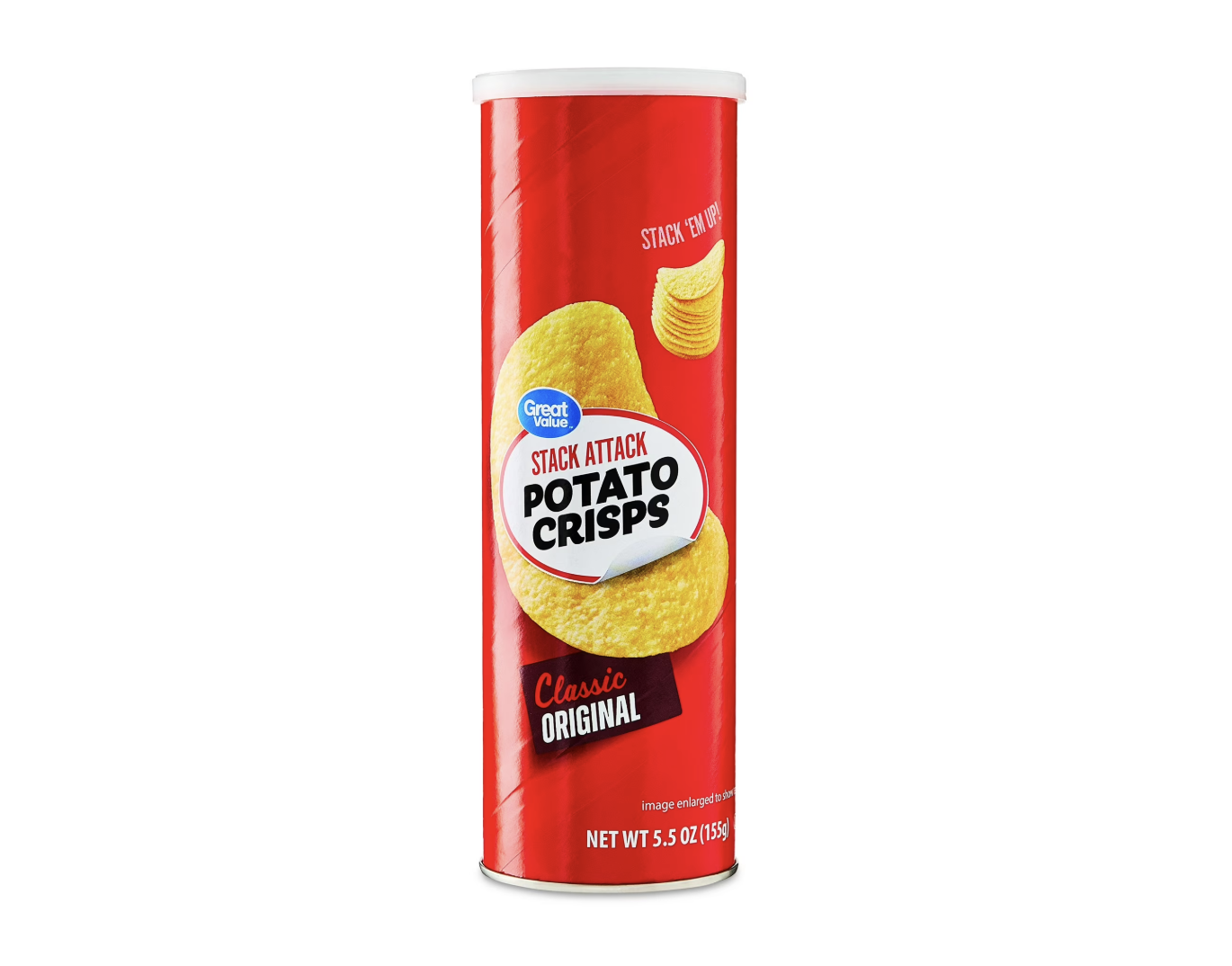 Great Value Stack Attack Original Potato Crisps