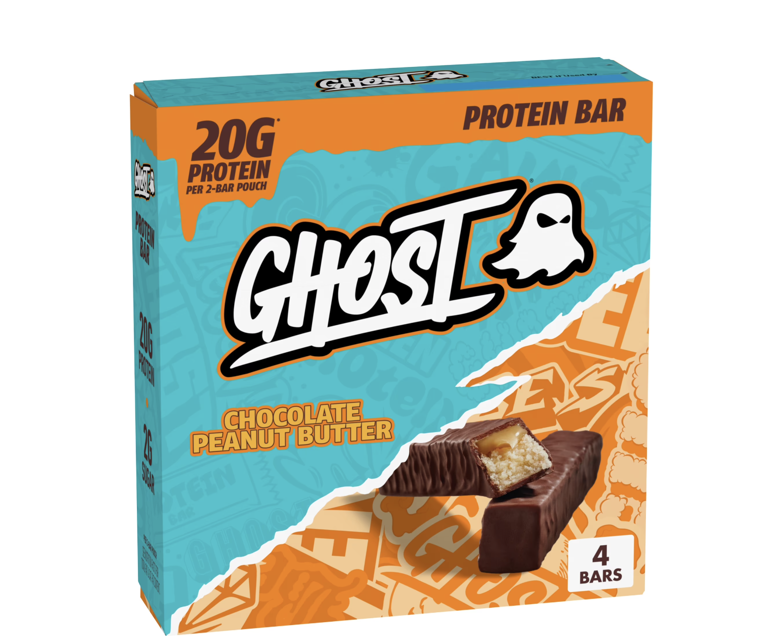 GHOST PROTEIN BAR, CHOCOLATE PEANUT BUTTER Flavor