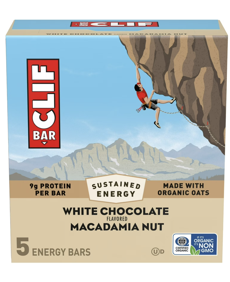 CLIF BAR Energy Protein Bars, White Chocolate Macadamia Nut