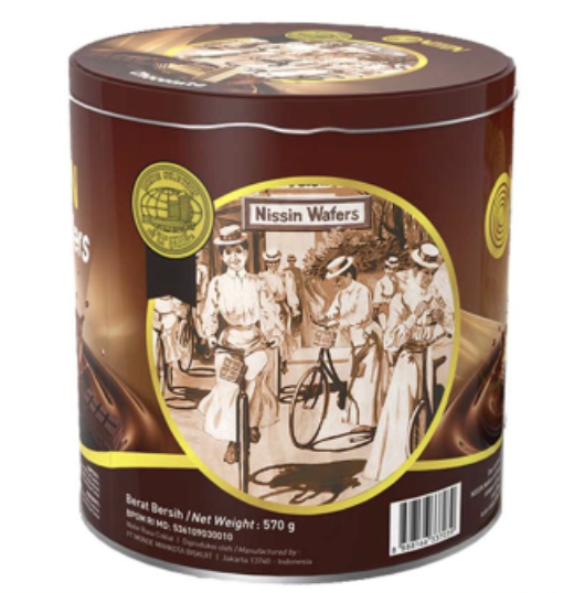 Wafer Cokelat Kaleng