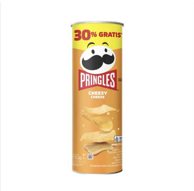 Pringles Potato Chips Cheesy Cheese