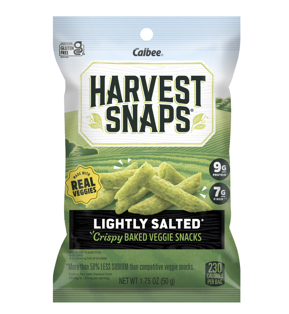 Harvest Snaps Snack Crisps Lightly Salted