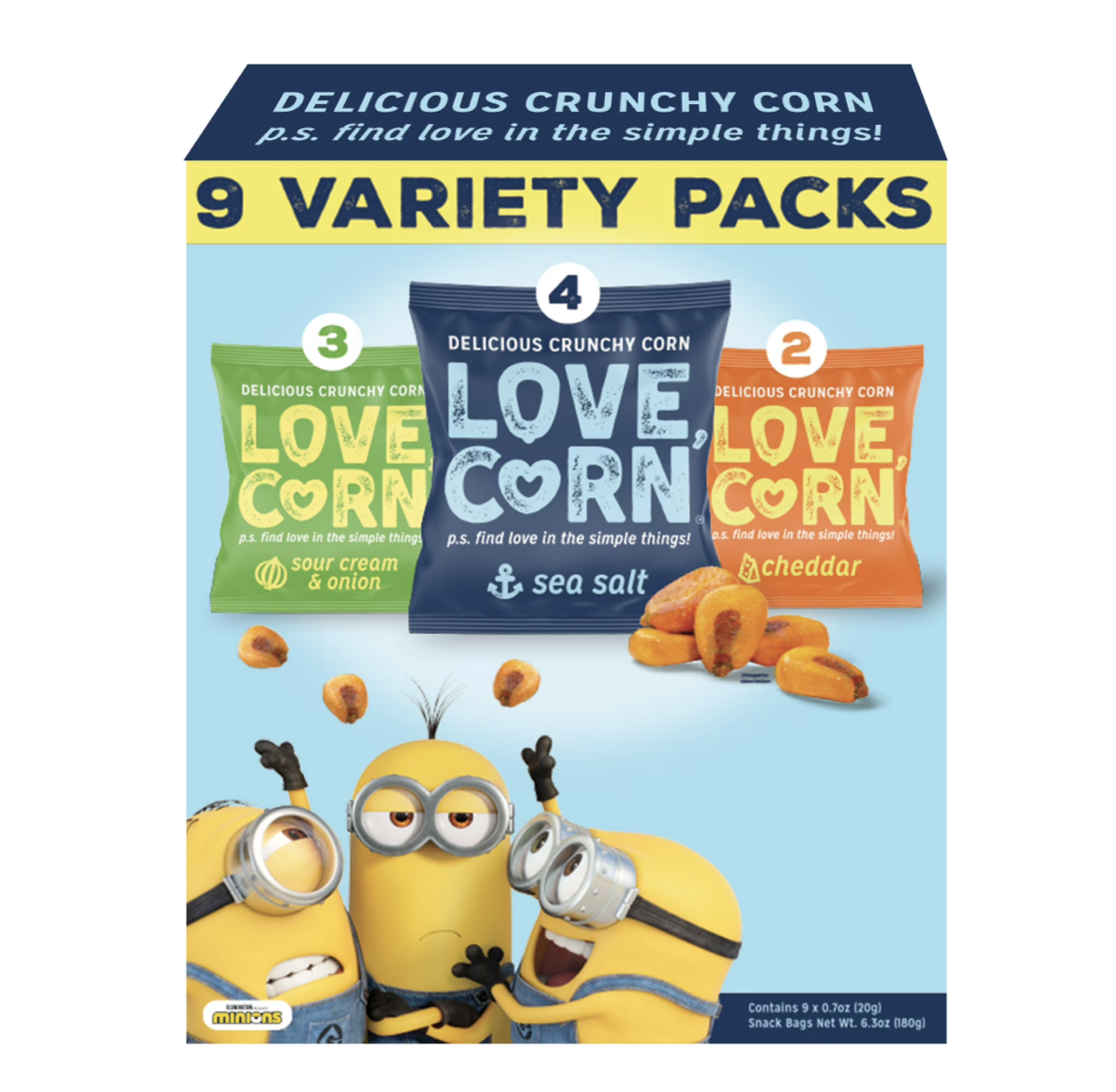 LOVE CORN Sour Cream & Onion