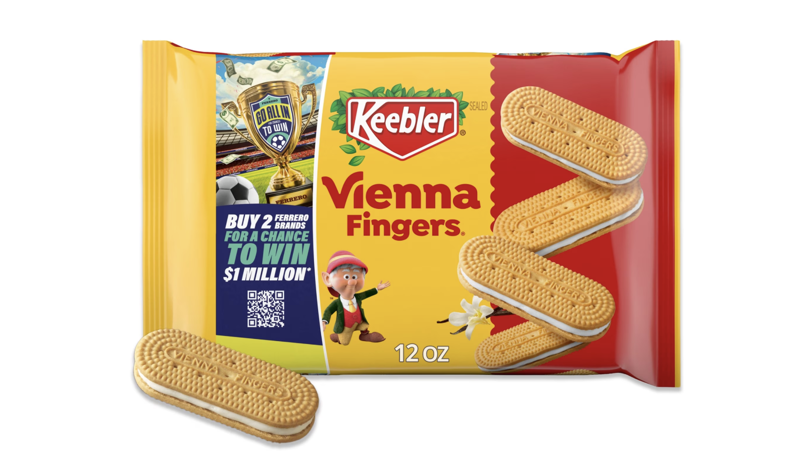 Keebler Keebler Vienna Fingers, Sandwich Cookies with Crème Filling