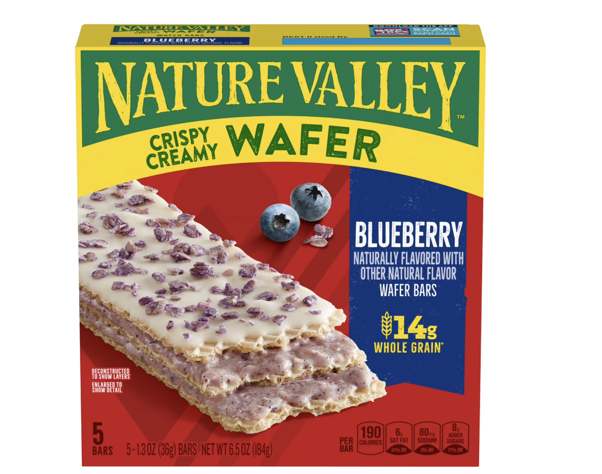 Nature Valley Crispy Creamy Wafer Bars, Blueberry