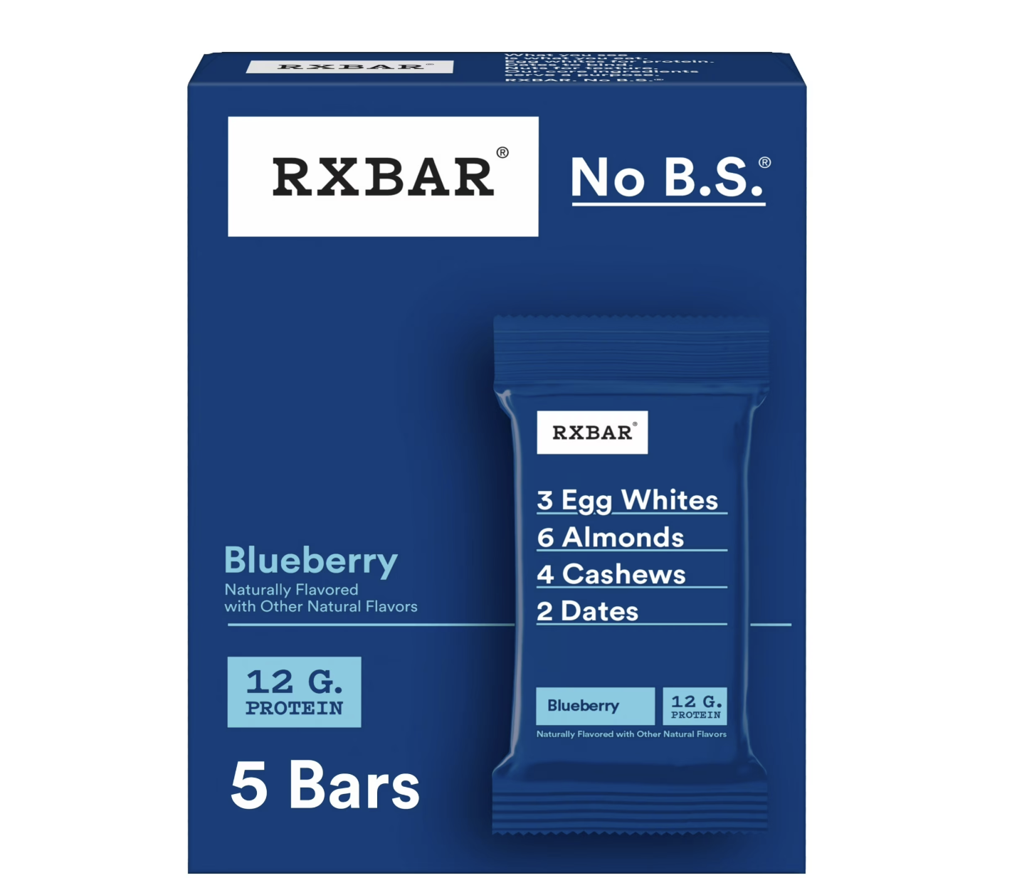 RXBAR, Blueberry Gluten-Free Protein Bars