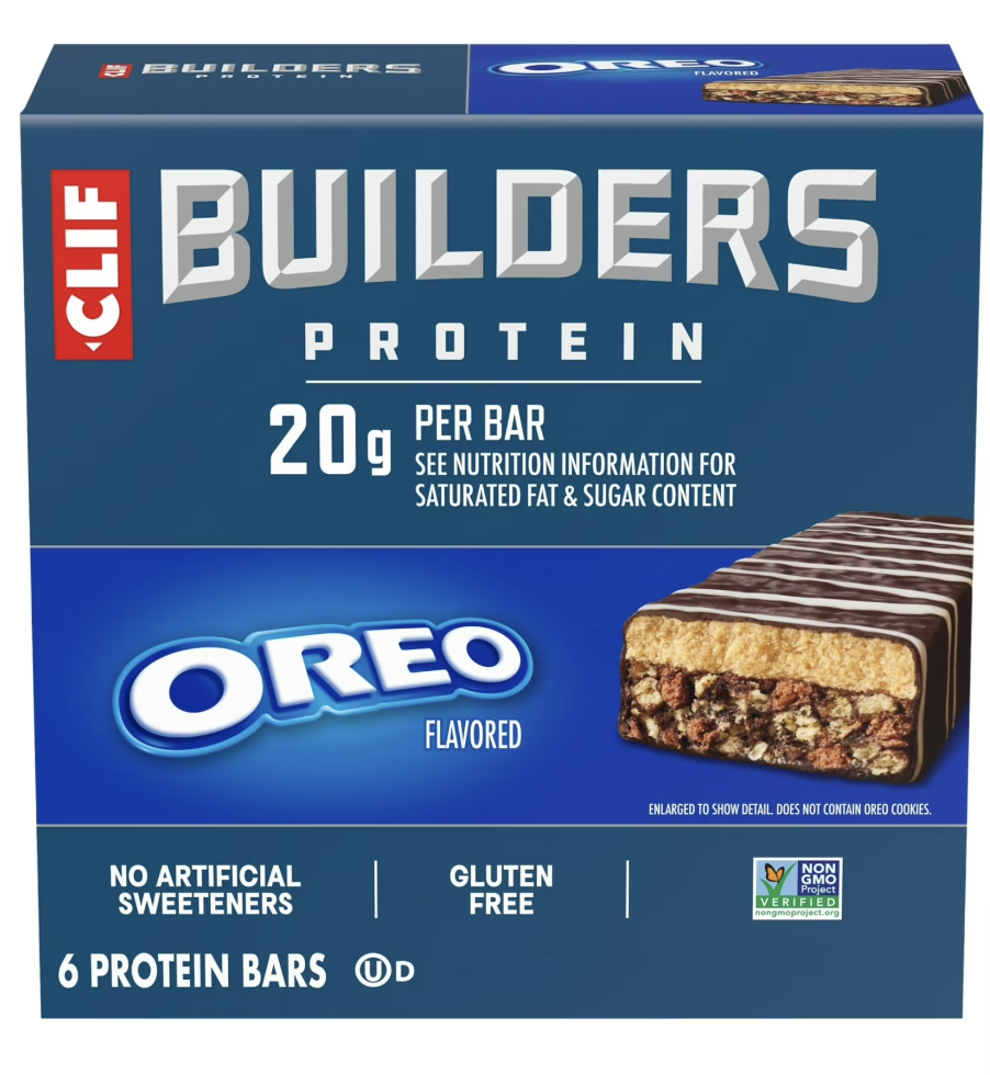 CLIF BUILDERS Protein Bars OREO-Flavored